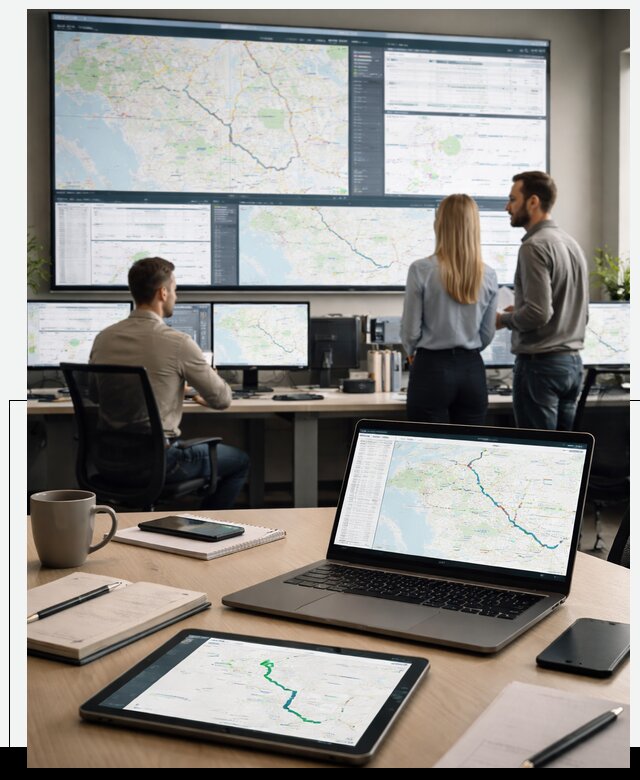 Трекинг грузов и Fleet Management, мониторинг автопарка в Тобольске