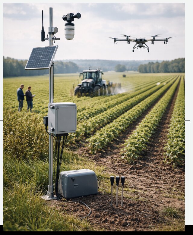 Разработка IoT мониторинга полей в Тобольске от 8642 р. | АвикейТбл